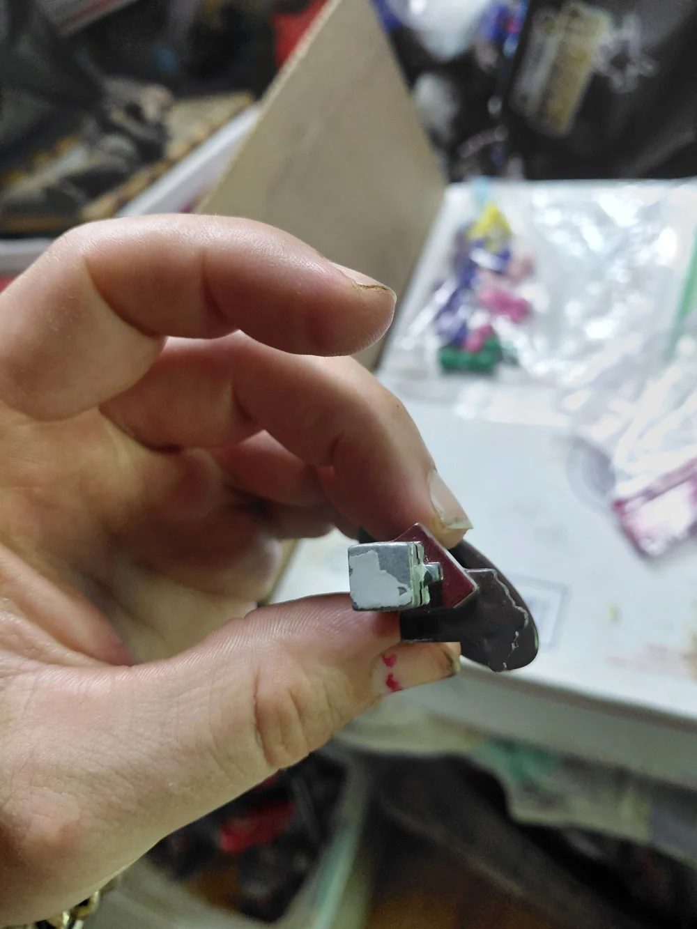 the Jada Toys Minecraft Nano Metalfigs Series 7 Pillager